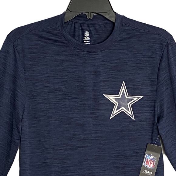 NFL Team Apparel Dallas Cowboys Combine Authentic Men's Small Long Slv Tee NEW - Picture 3 of 14
